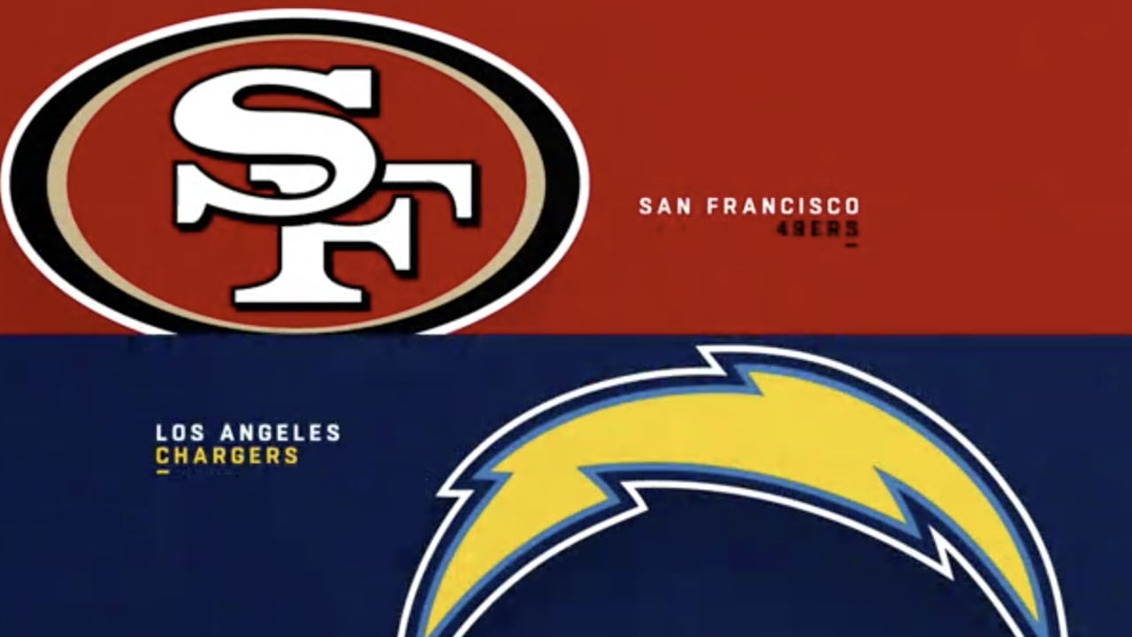 chargers vs 49ers today