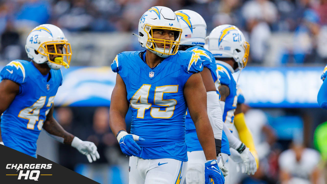 Donald Parham Jr. Los Angeles Chargers Game-Used Gray and White Nike Gloves  vs. Las Vegas Raiders on October 4 2021