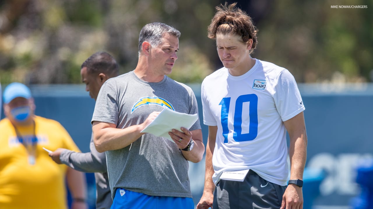 Justin Herbert has been hitting the weights