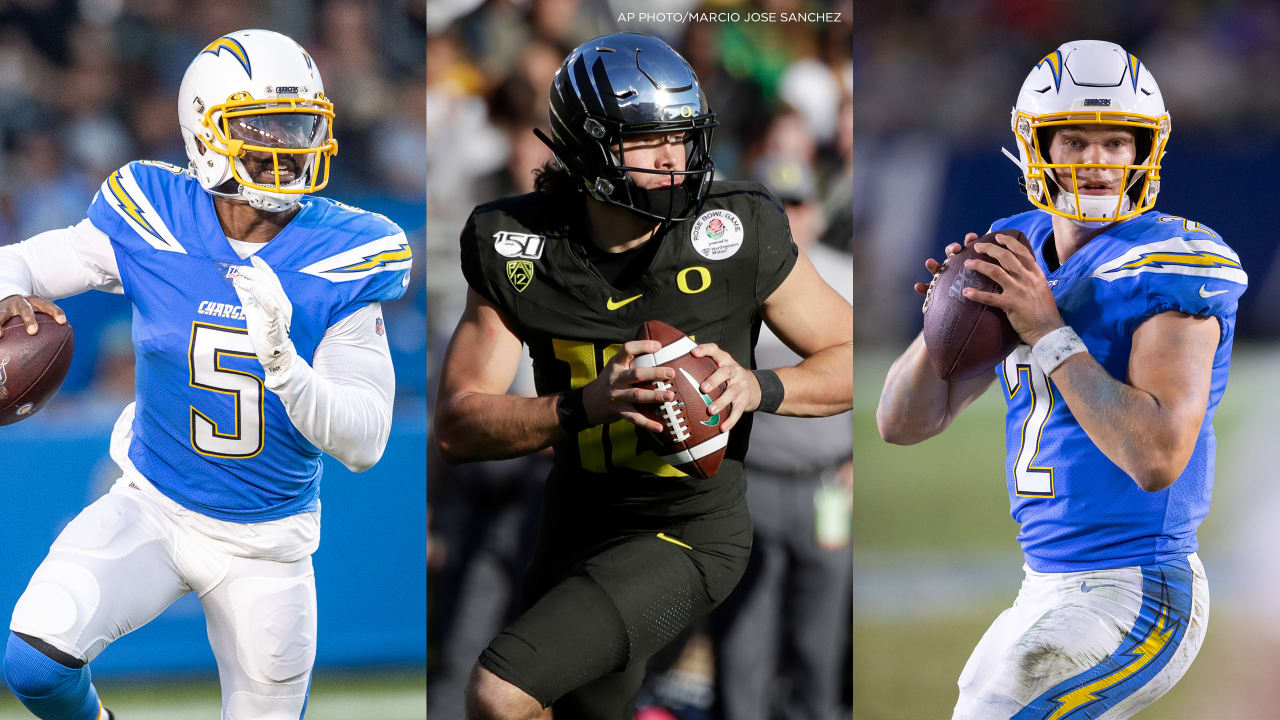 Tyrod Taylor, Justin Herbert and Easton Stick make up a new-look Los  Angeles Chargers quarterbacks room entering training camp.