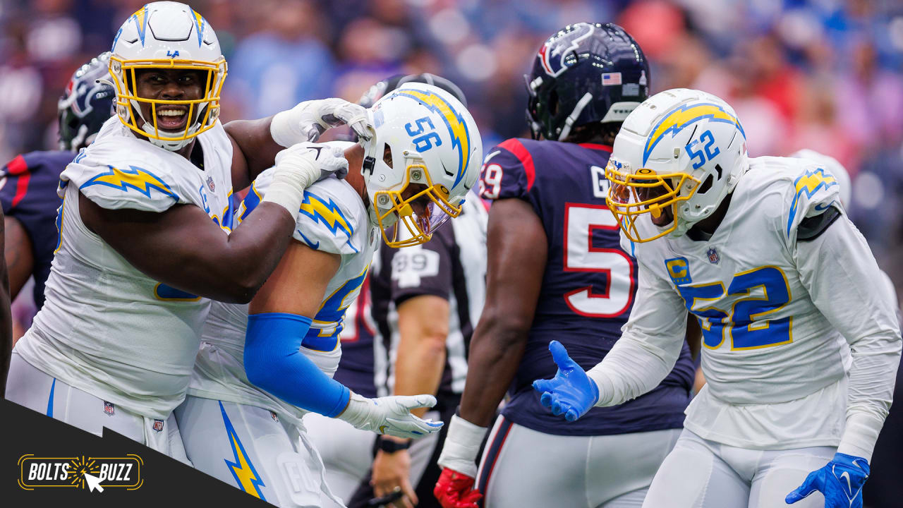 Ekeler scores 3 touchdowns, Chargers hold off Texans 34-24