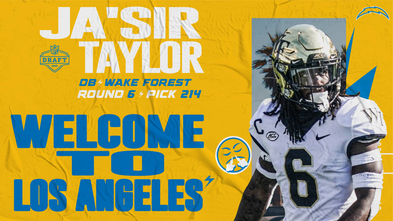 2022 NFL Draft Defensive back Ja'Sir , Wake Forest, Round 6, Pick 214