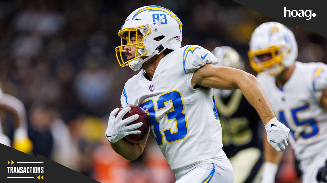 Los Angeles Chargers wide receiver Michael Bandy returns the punt