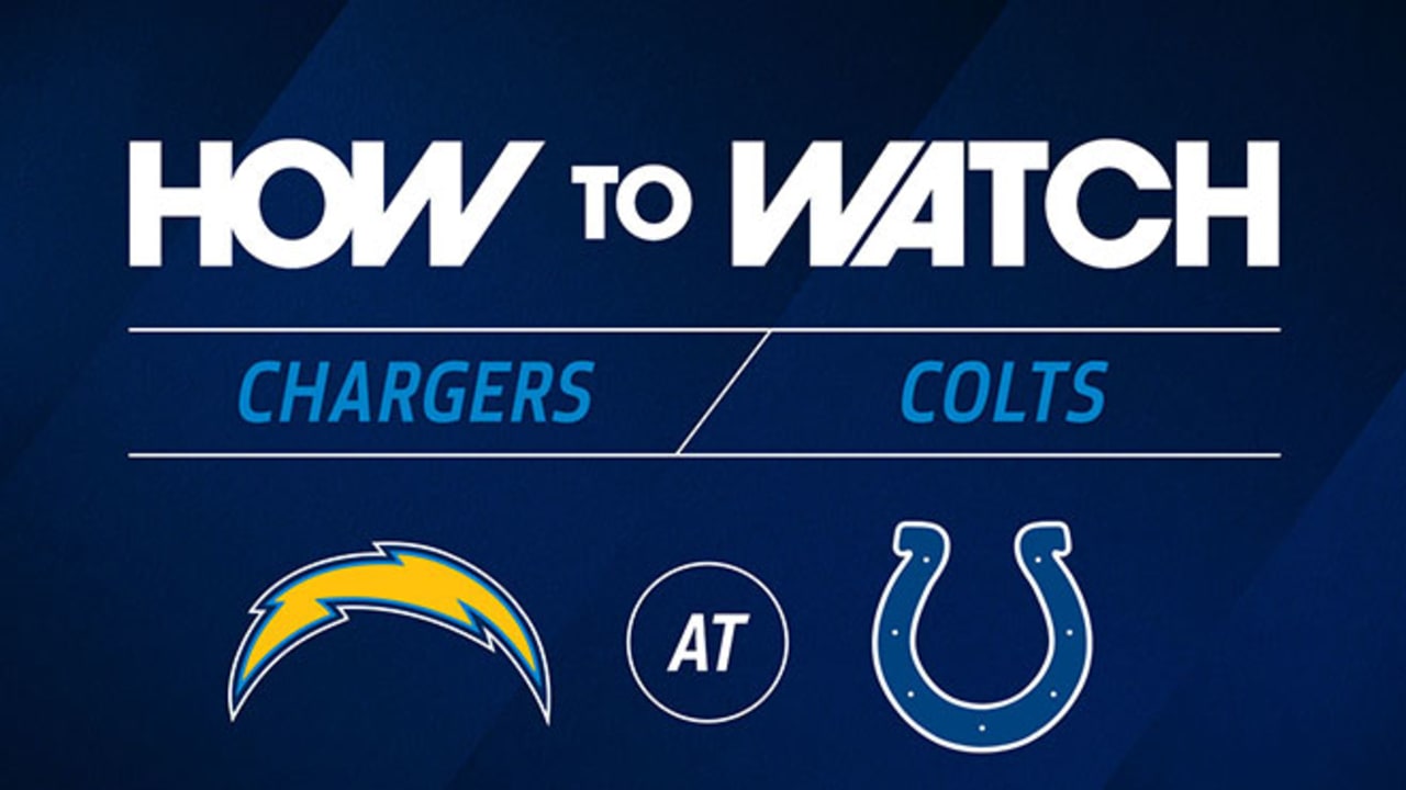 Chargers vs. Colts live stream: TV channel, how to watch