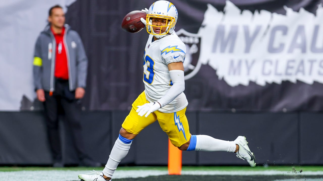 Los Angeles Chargers cornerback Bryce Callahan (23) against the