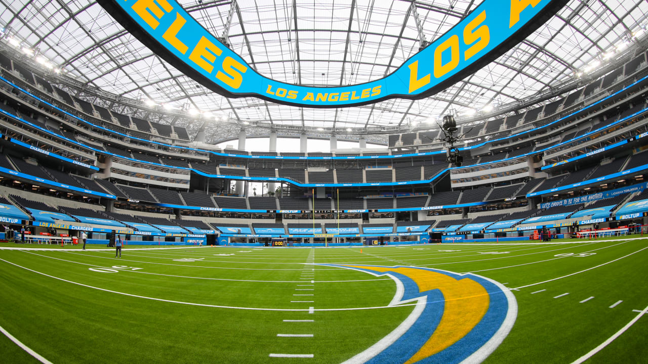 One of our last works. The stadium about to open in Los Angeles, SoFi  Stadium, LA Chargers Stadium and LA Rams. Now available in our online store!, By Genius&Gerry