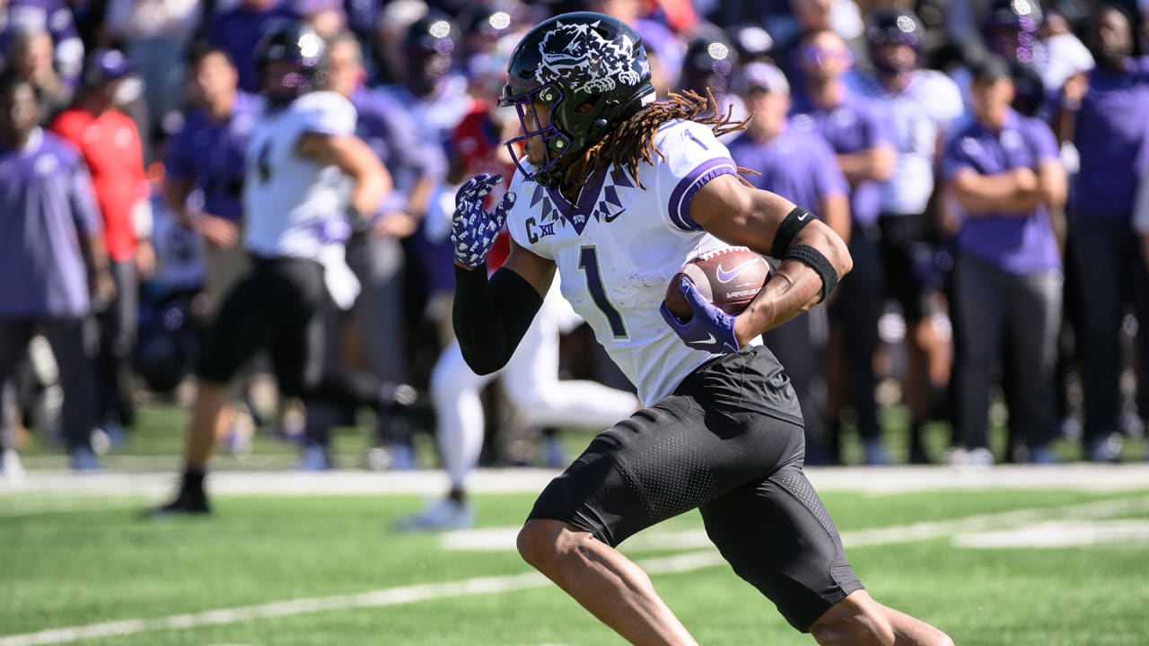 2023 NFL Draft Wide Receiver Quentin Johnson, TCU, 21