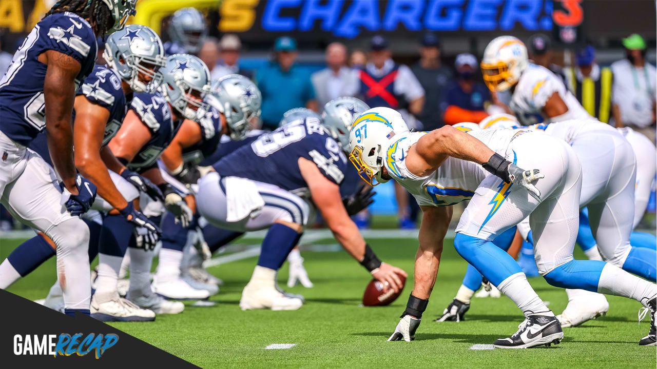 Chargers Fall to Cowboys, 20-17, in Week 2 of 2021 Season