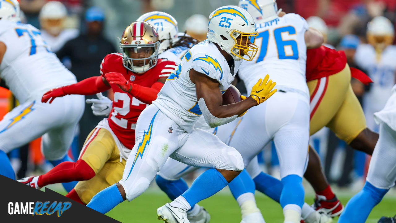 49ers' 5 keys to beating Chargers on Sunday Night Football