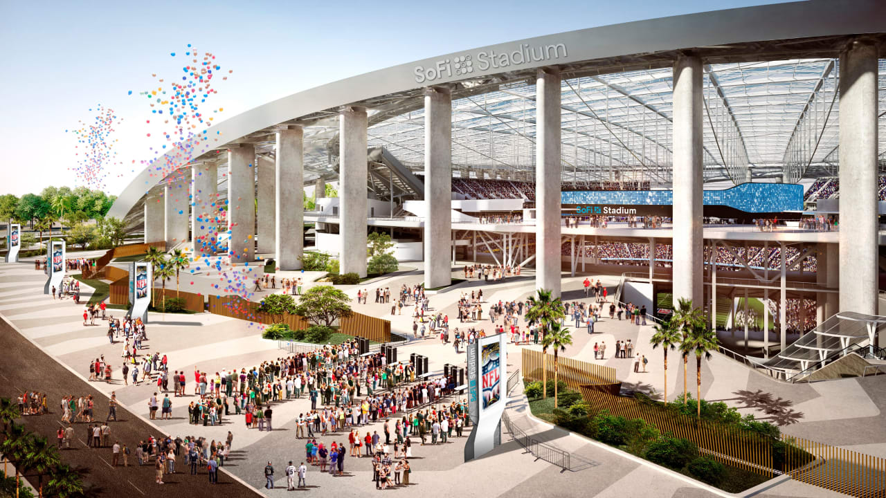 Rams Raising Super Bowl LVI Banner At SoFi Stadium Before Week 1