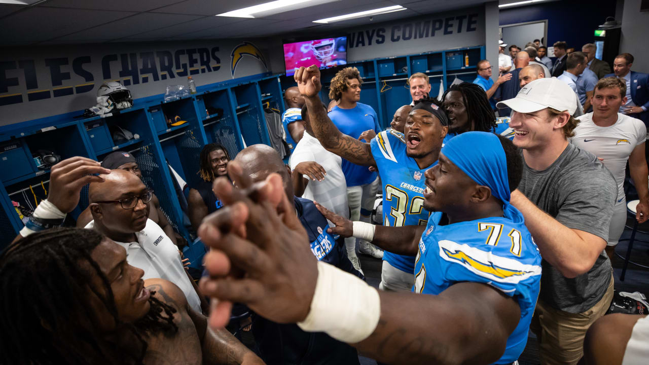 It was always the Jags.  Locker room celebration after win over