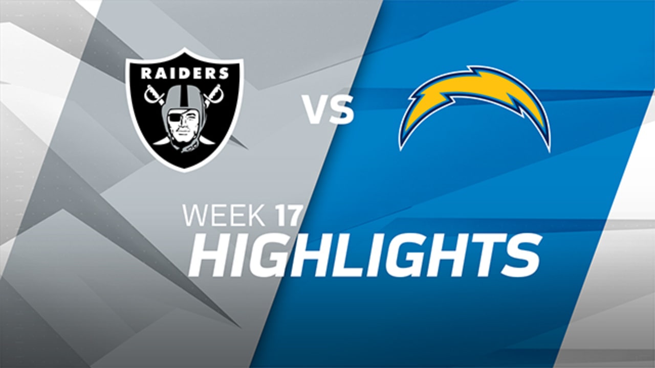 Watch Raiders vs. Chargers Game Highlights