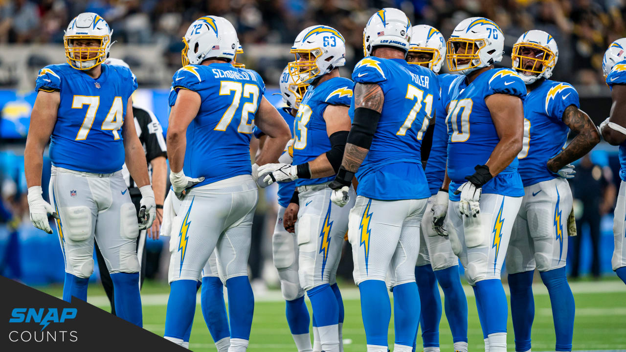 Los Angeles Chargers week 2 snap counts - Bolts From The Blue