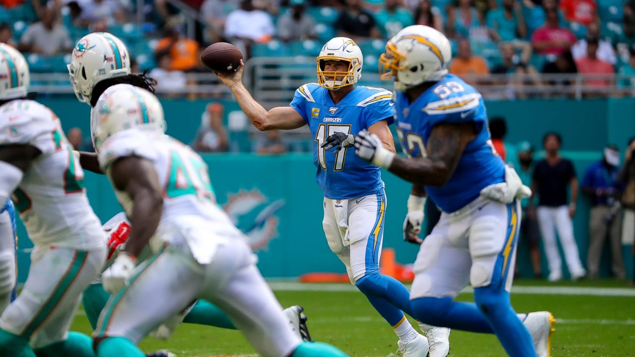 Long time coming: Rivers, Chargers beat Dolphins, 30-10