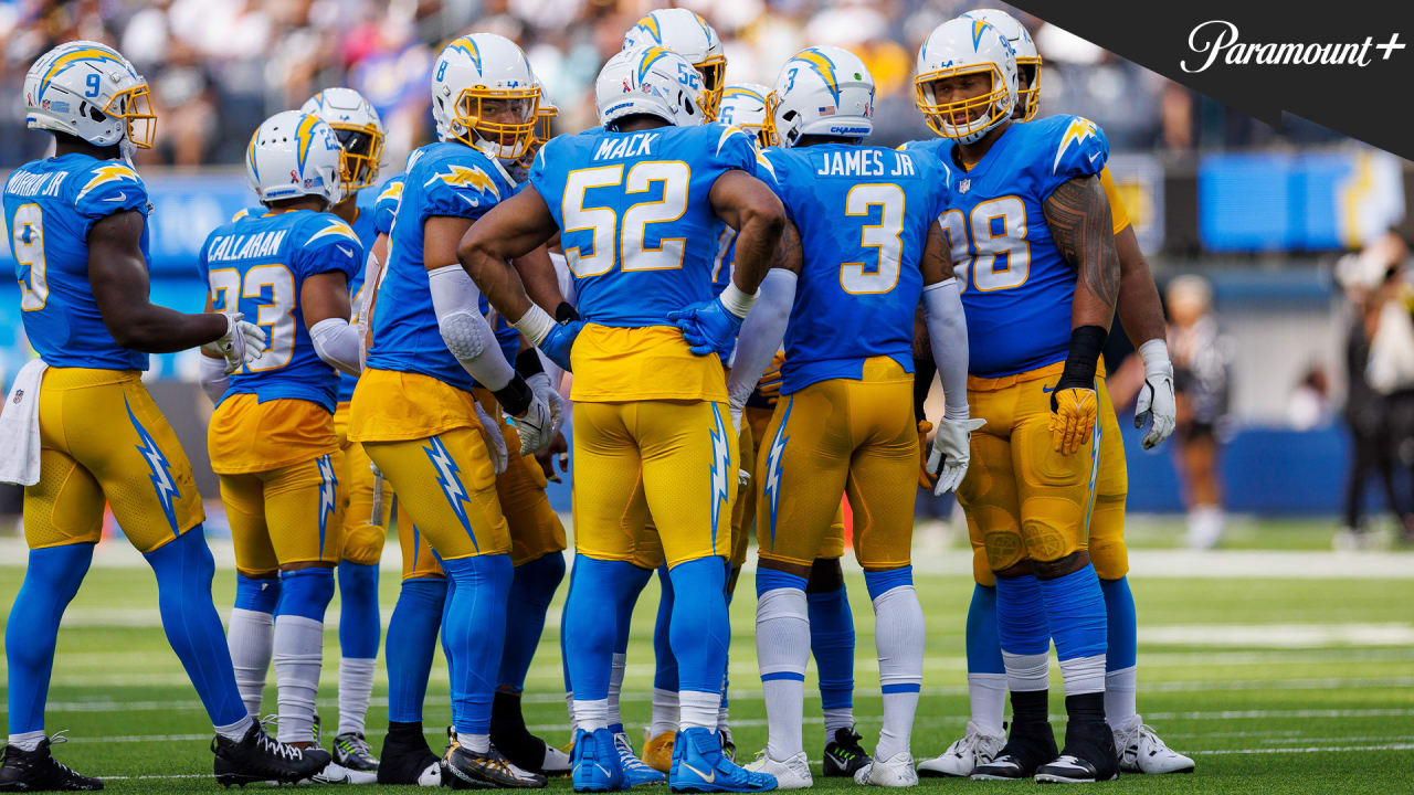 Drue Tranquill Los Angeles Chargers Game-Used #49 Powder Blue Jersey vs.  Kansas City Chiefs on November 20 2022