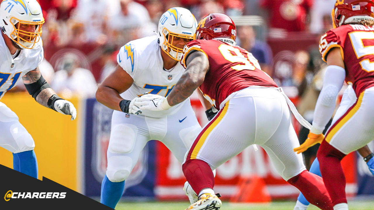 Chargers address offensive line by taking OT Rashawn Slater