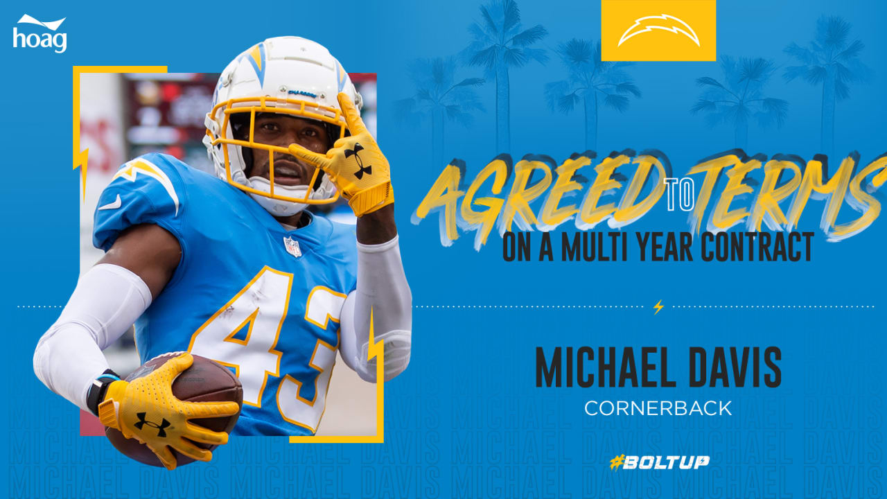 Chargers cornerback Michael Davis will proudly display his Mexican