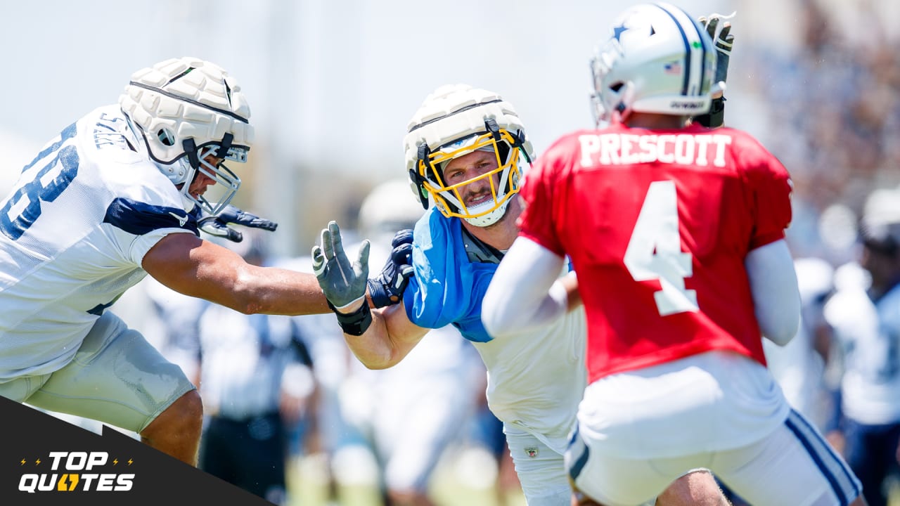 Cowboys quarterbacks don't wear red practice jerseys and even Gil