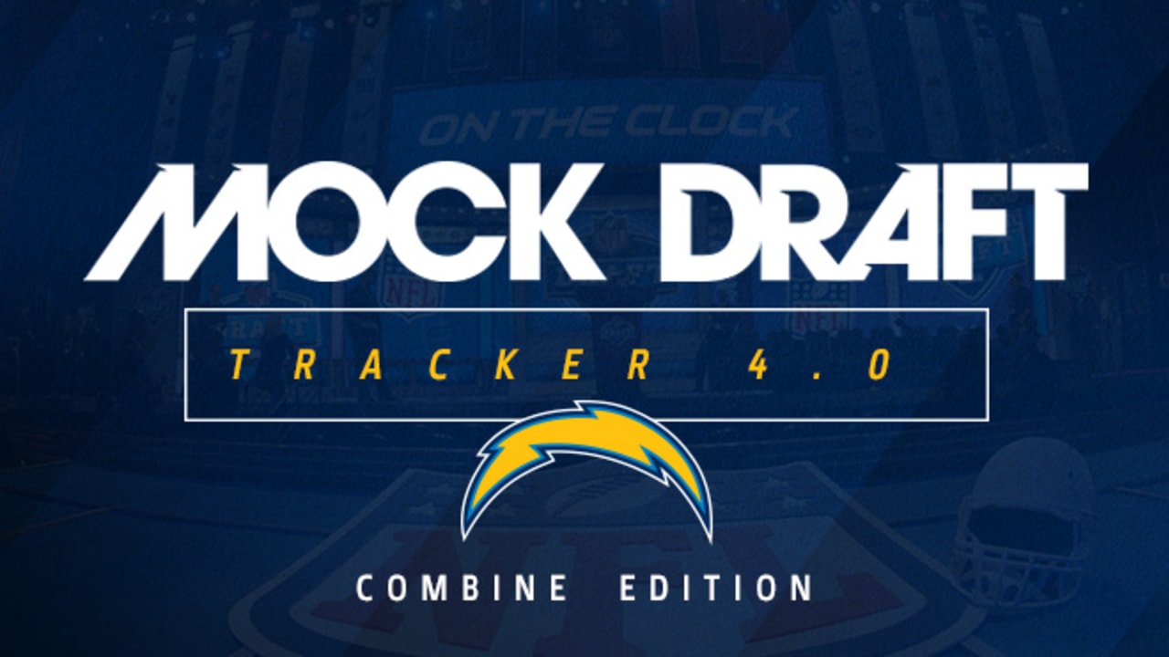 Chargers Mock Draft Tracker 4.0