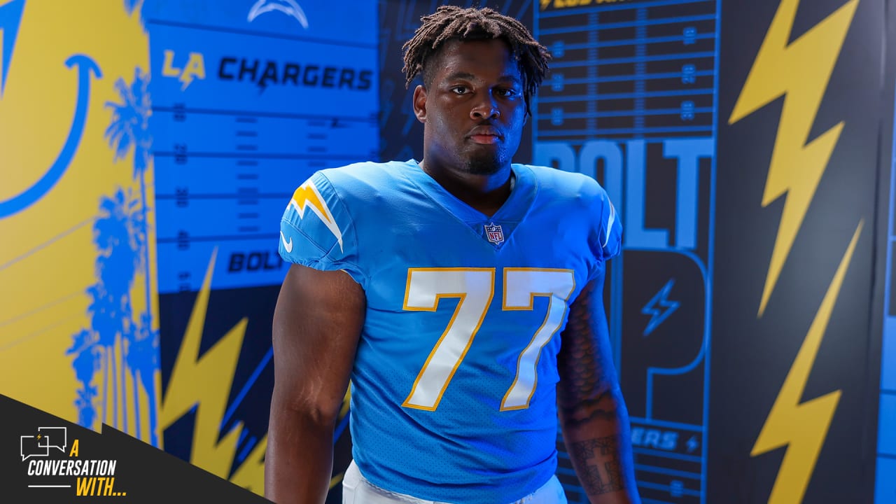 A Conversation With Chargers Rookie Right Guard Zion Johnson