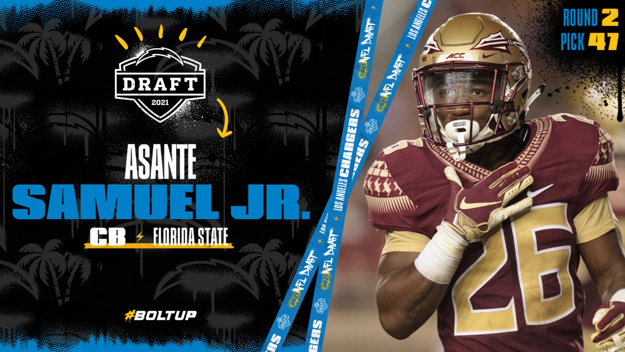 Florida State football: Asante Samuel, Jr. drafted Los Angeles Chargers -  Tomahawk Nation