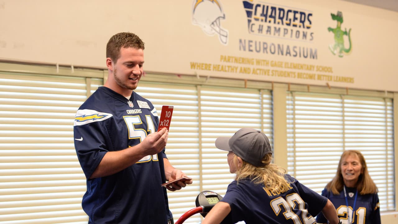 Chargers Champions unveil “Neuronasium” at Gage Elementary School