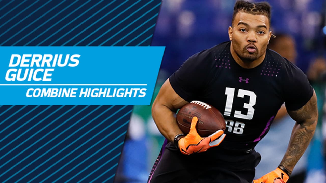 Derrius Guice works out 'with great attitude, lot of energy' at