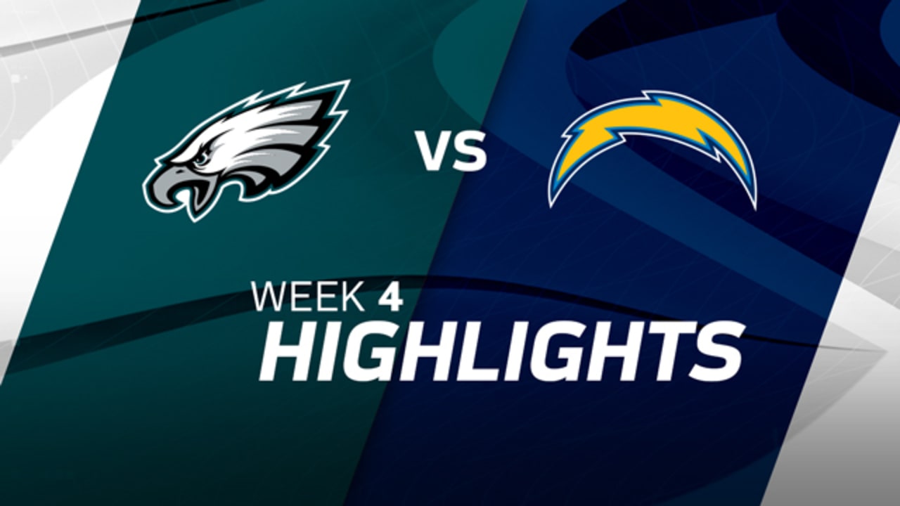 Game Highlights Eagles vs. Chargers