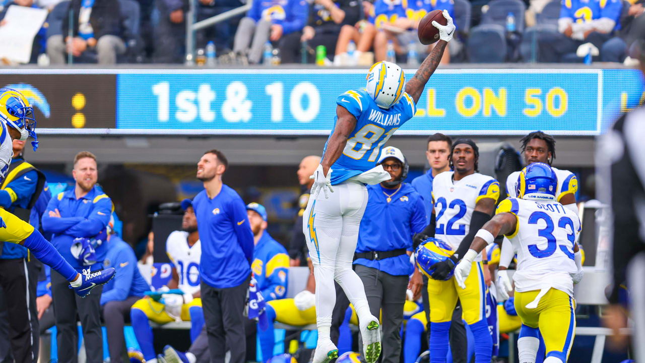 Watch: Chargers WR Mike Williams toe taps in the end zone vs. Jaguars