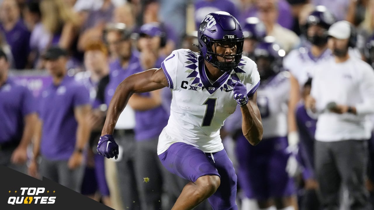 Wide receiver Quentin Johnston goes to Buffalo Bills at No. 27