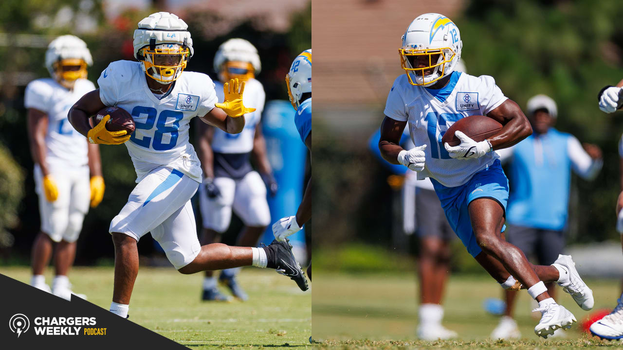 RB Isaiah Spiller makes first appearance in full Chargers uniform