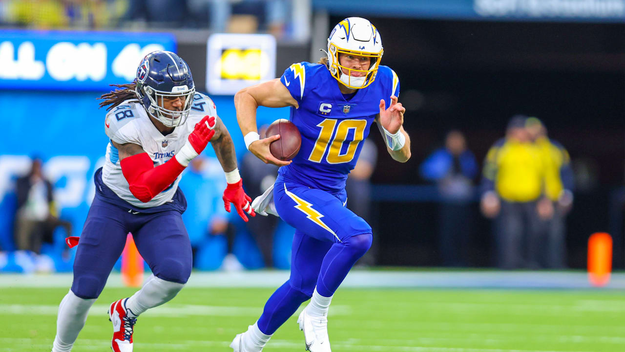 Titans vs Chargers Fantasy Football Worksheet, Week 15