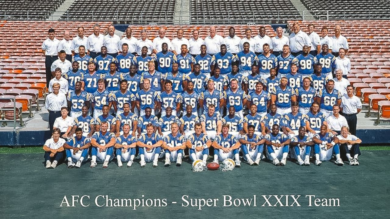 SUPER BOWL XXIX RUNNER UP 1994 SAN DIEGO CHARGERS