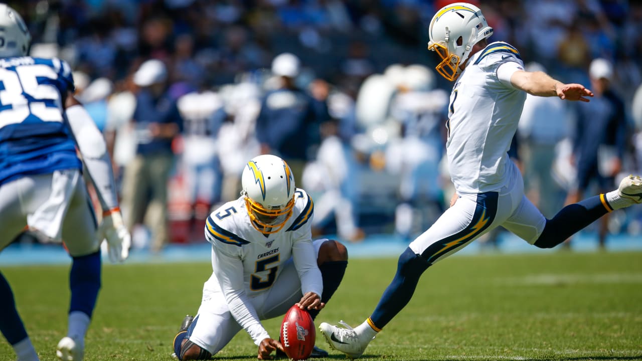 Ty Long, NFL Punter and Kicker, Los Angeles Chargers - SImple Kicking