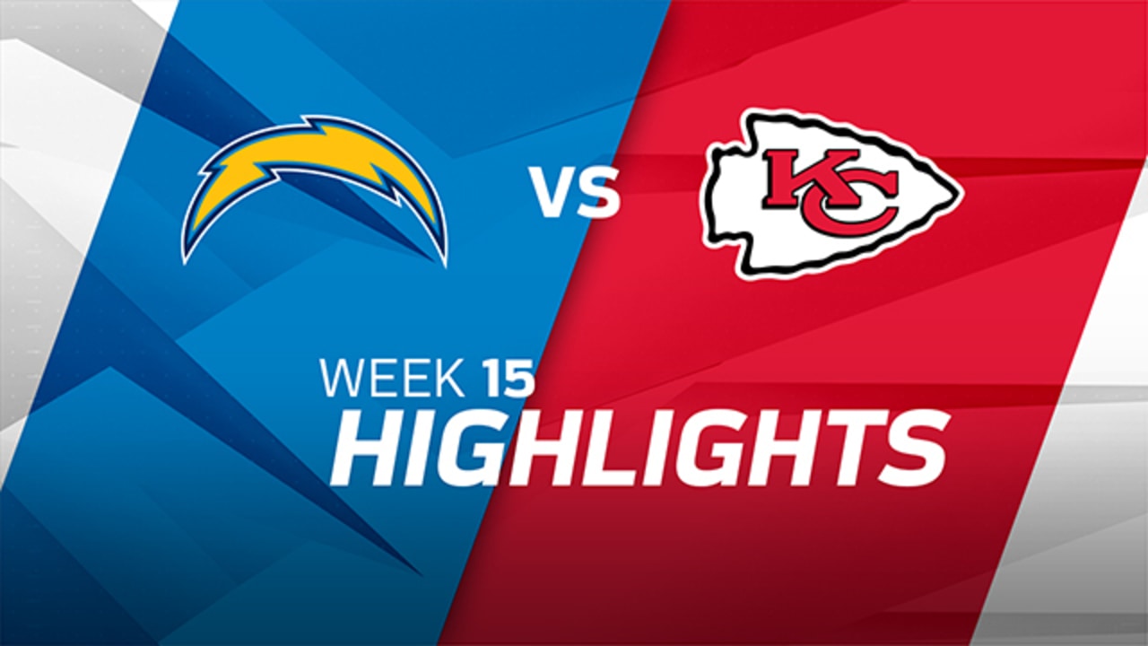 Chiefs vs. Chargers Week 15 Highlights