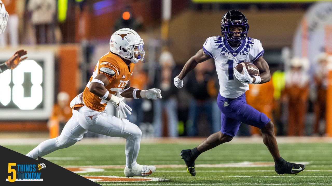 2023 NFL Draft:Chargers Select WR Derius Davis, TCU, Round 4, Pick 125