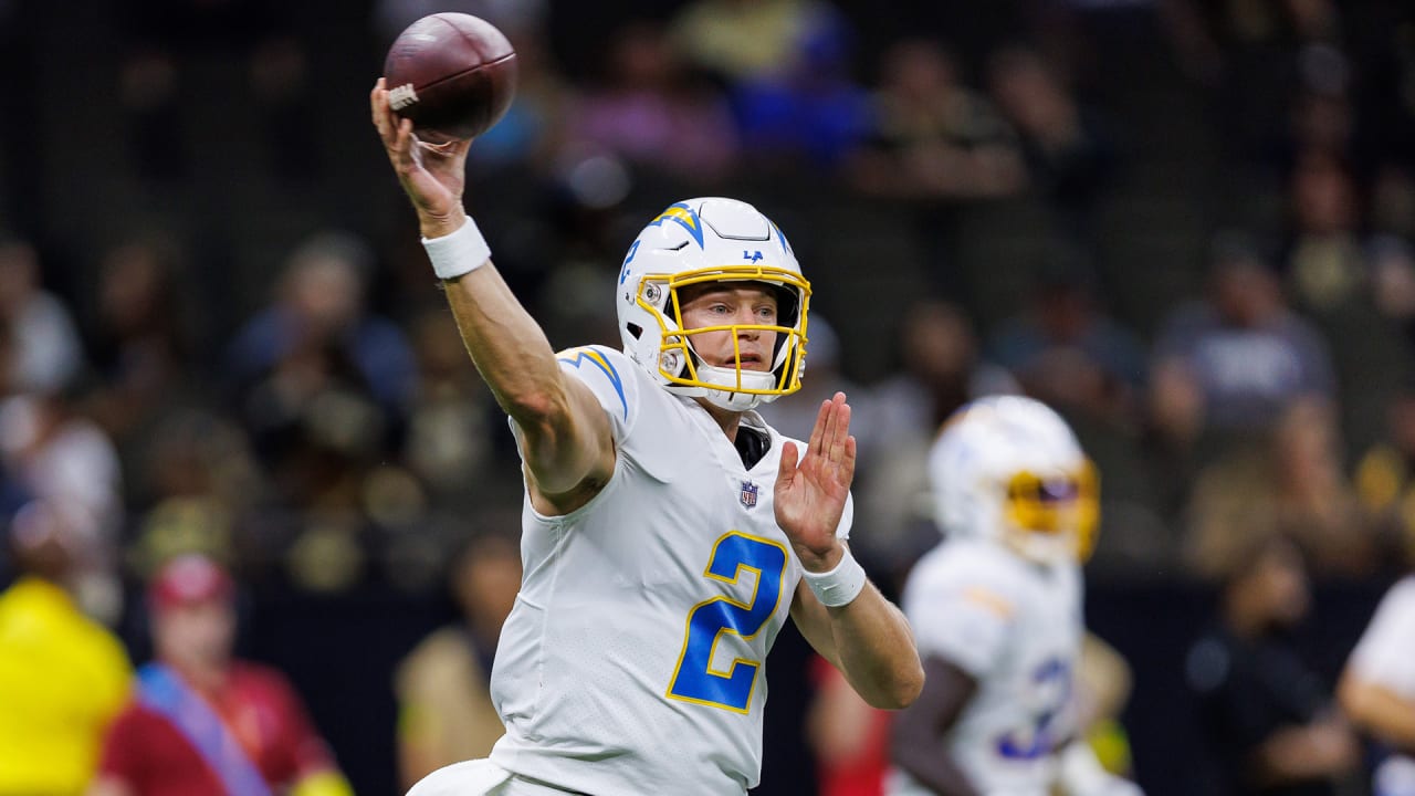 Where Chargers' Easton Stick ranks among all backup quarterbacks