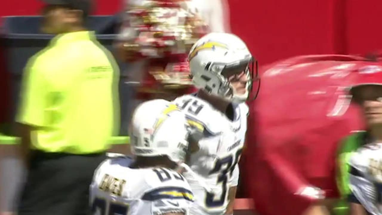 Philip Rivers Finds Danny Woodhead for 4-Yard Touchdown