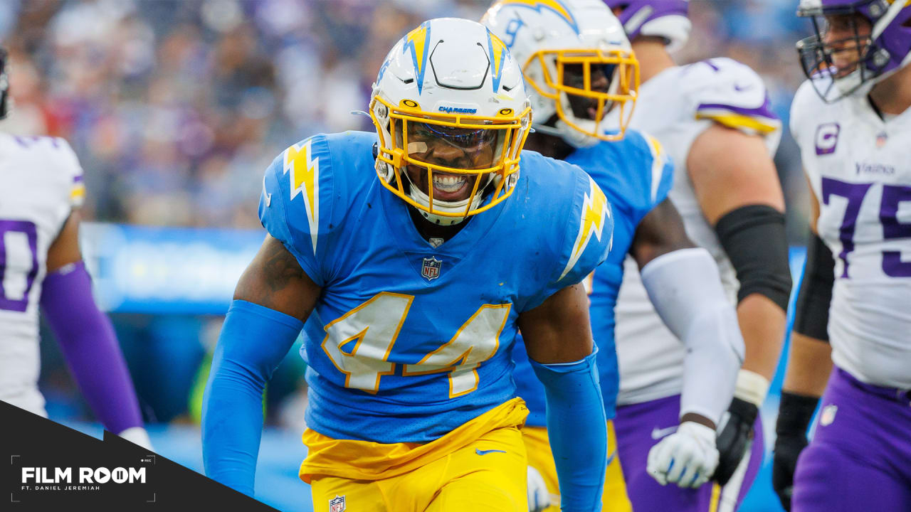 Film Room Breaking Down Chargers LB Kyzir White vs. Broncos RB Javonte