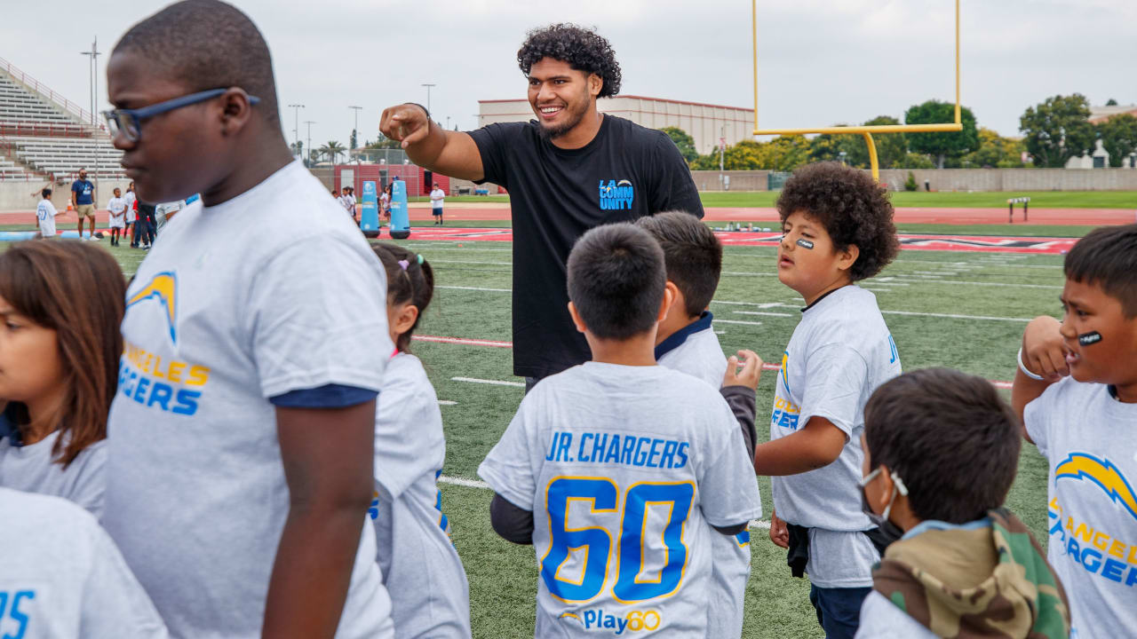 Chargers Rookie Class Host Play 60 for Long Beach Elementary Schools