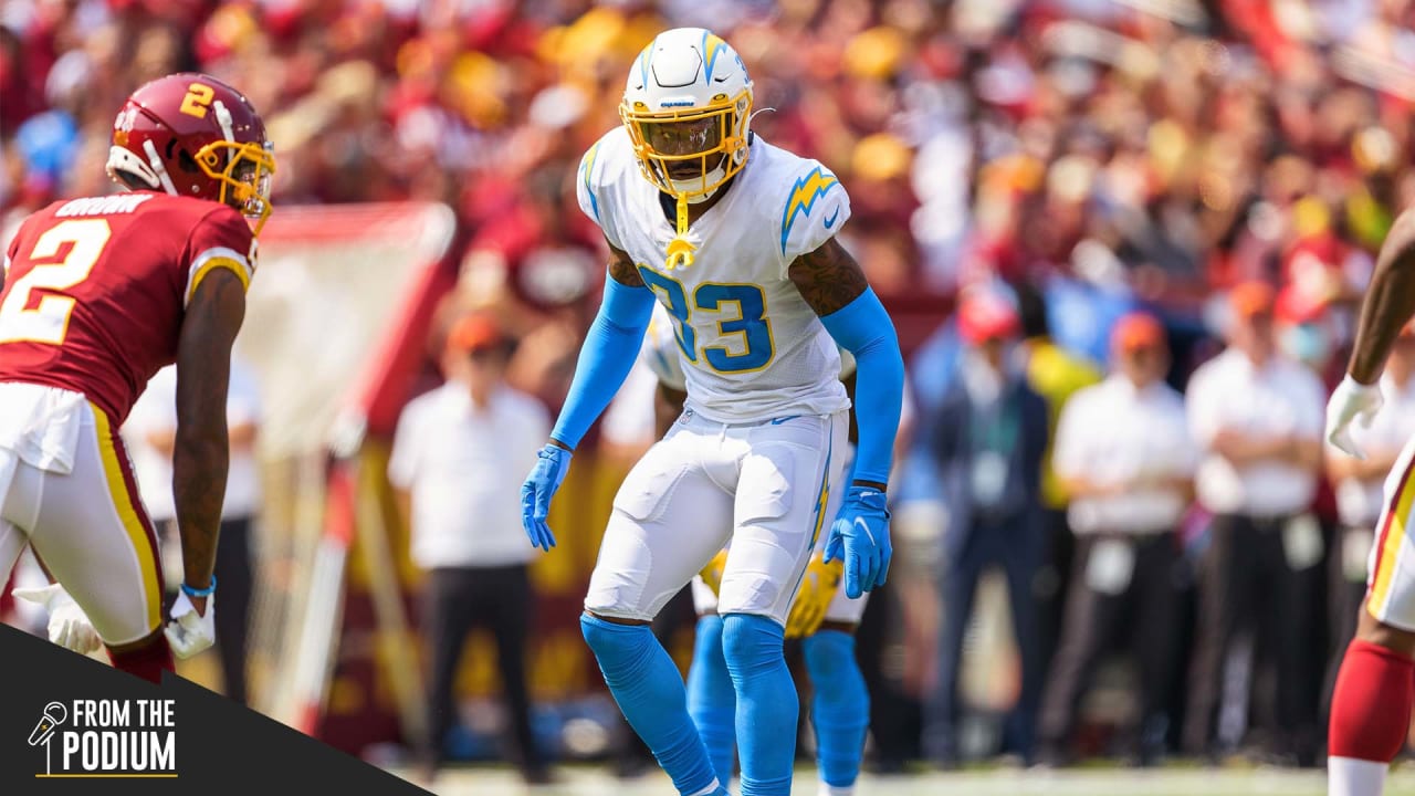 Los Angeles Chargers safety Derwin James Jr. (3) in action during