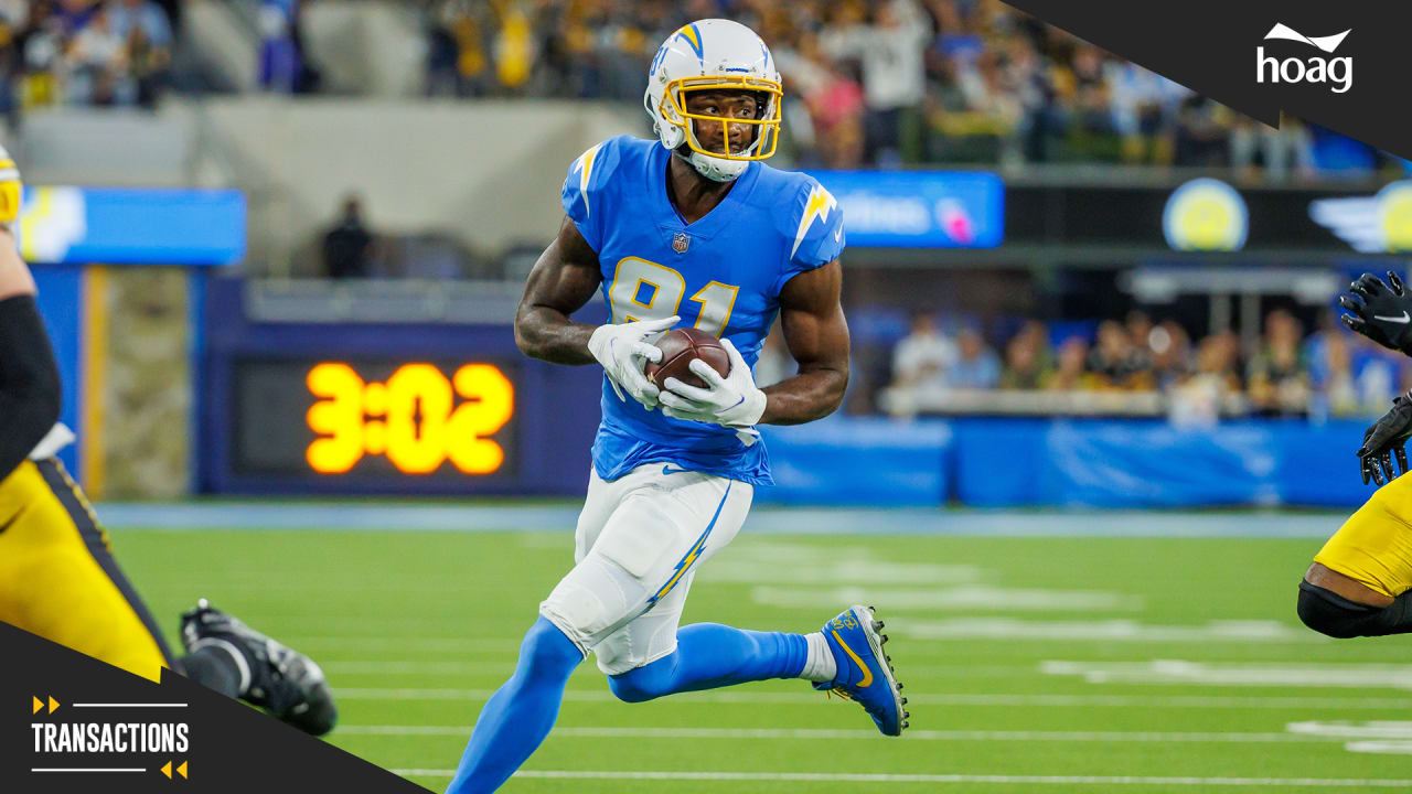 Chargers Make Roster Moves Ahead of Sunday's Game