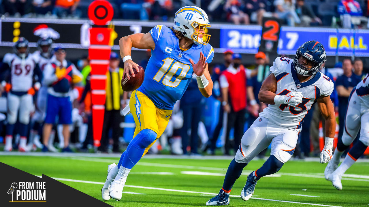 Chargers' Justin Herbert sets rookie touchdown passes record during game  against Broncos – The Denver Post