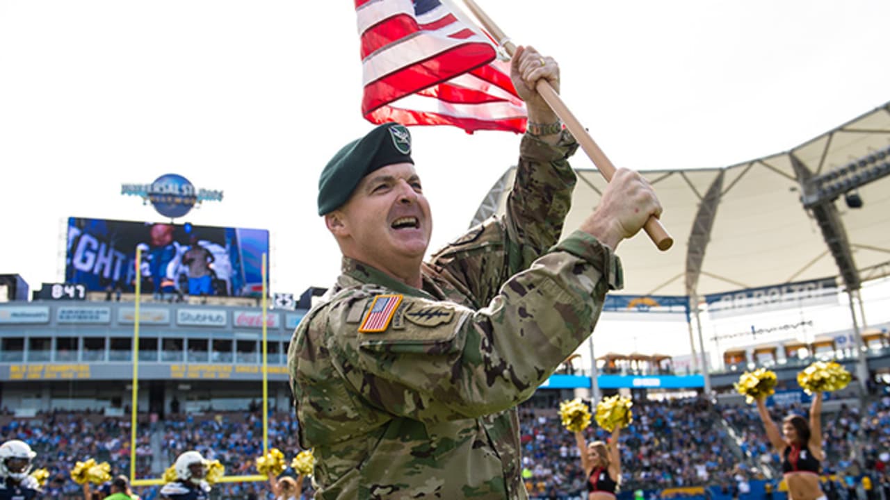 Los Angeles Chargers NFL Honor US Navy Veterans All Gave Some Some