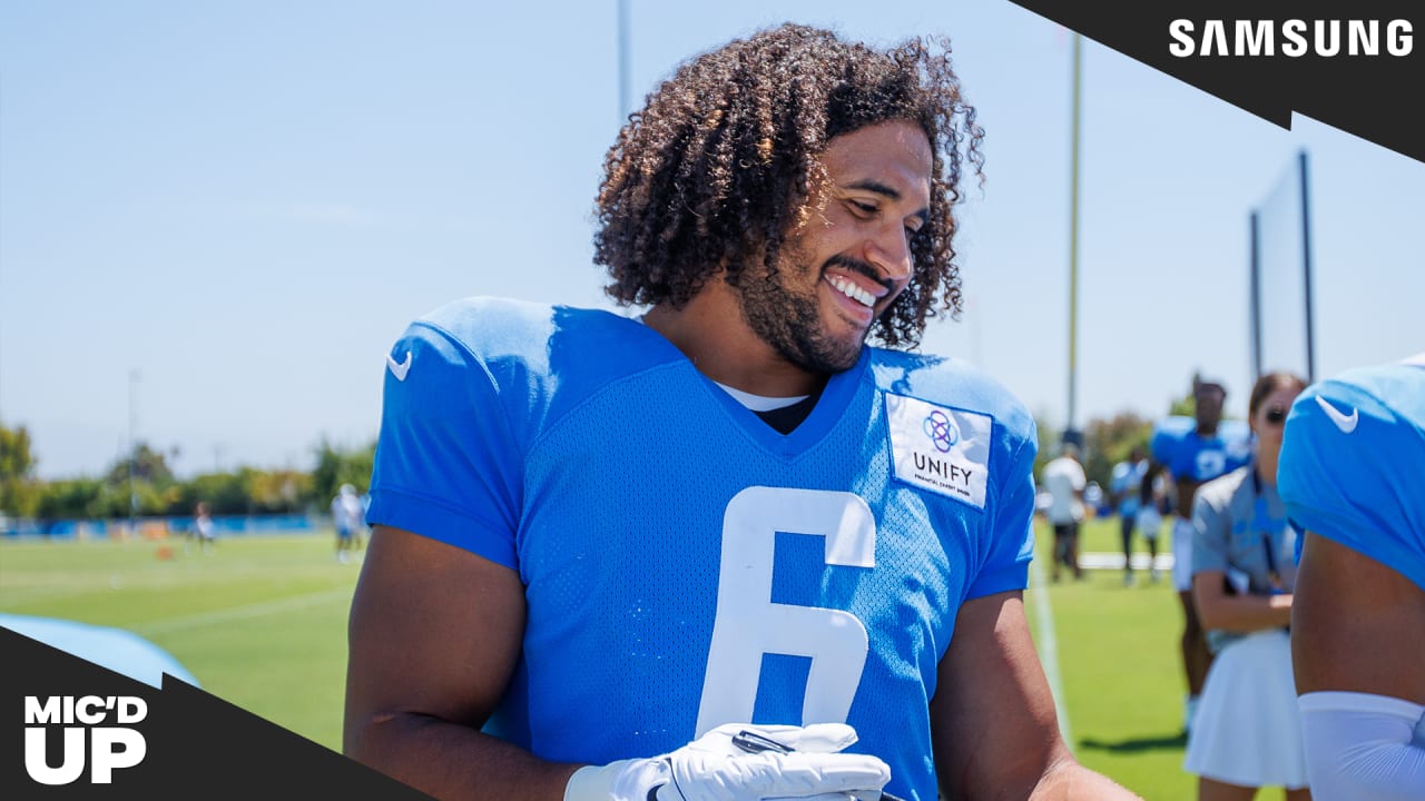 Kenny Moore II Mic'd at AFC Practice