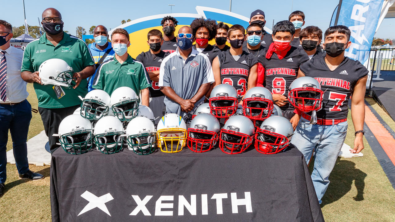 Chargers, Xenith Donate Helmets to Los Angeles High School Football