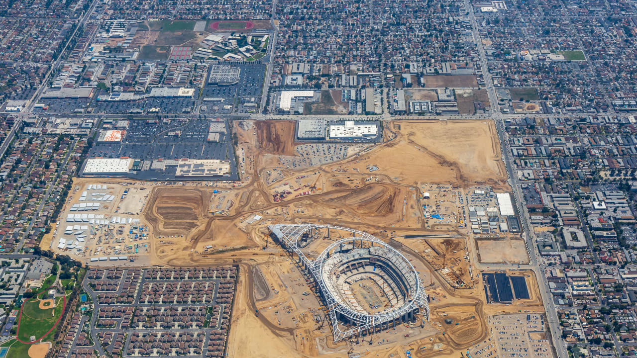 Los Angeles Chargers Sofi Stadium at Hollywood Park Poster 