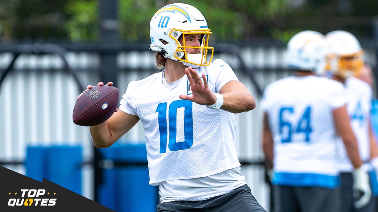 Justin Herbert official LA Chargers jerseys, T-shirts now available to buy:  Former Ducks star will wear No. 10 for Los Angeles 
