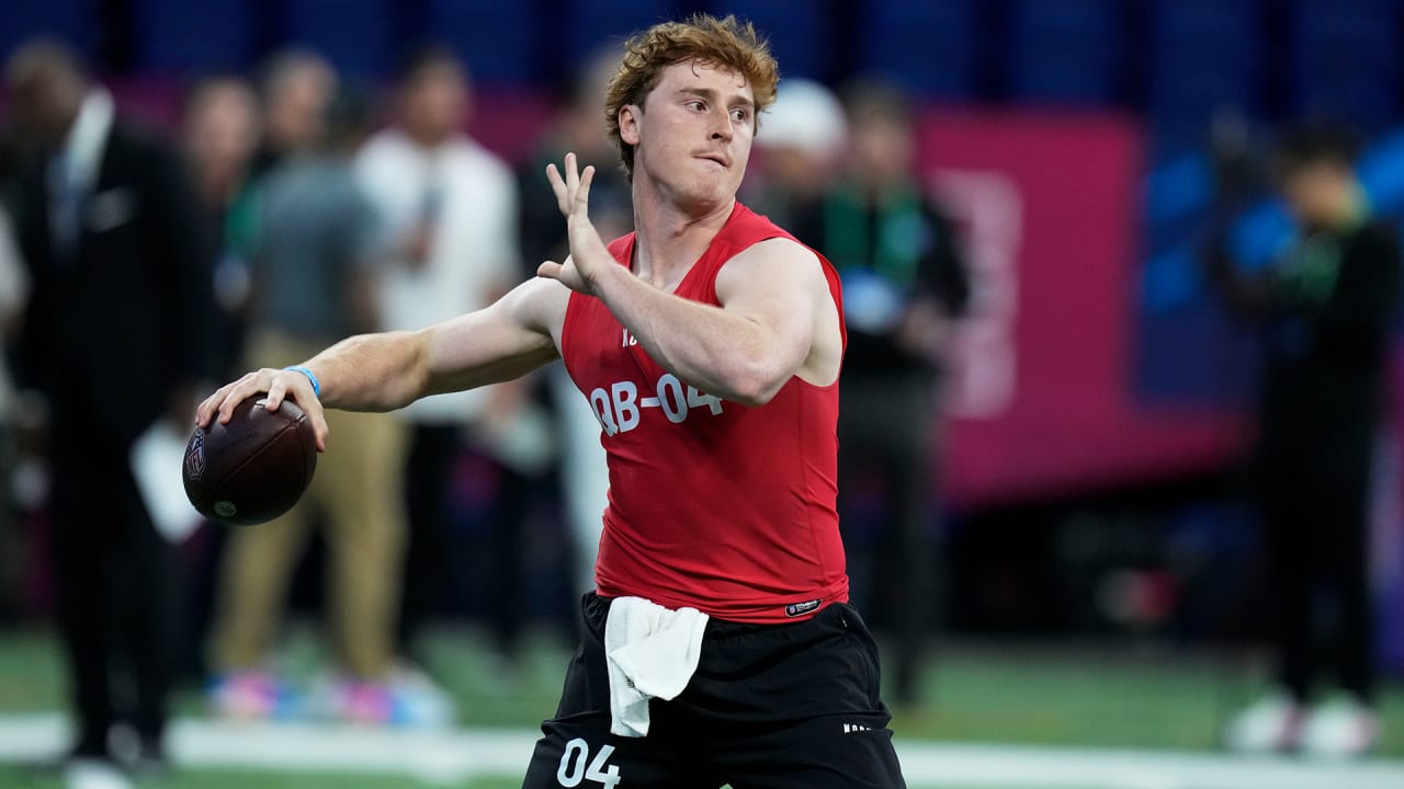 Watch: Max Duggan's 2023 NFL Scouting Combine workout