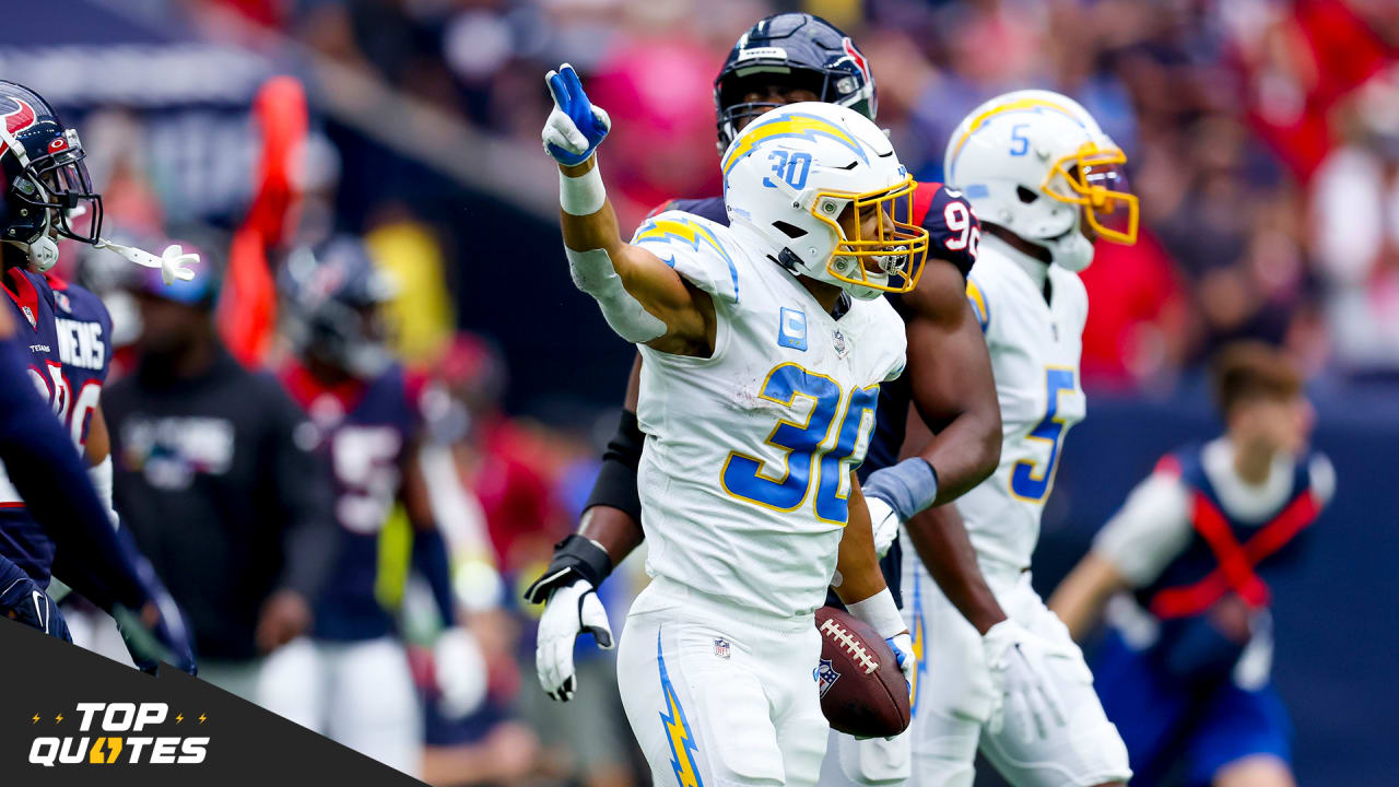 Top Quotes Chargers Talk Road Win Over the Texans